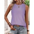 thumbnail image 2 of Women'S Summer Casual Crewneck Cap Sleeve Shirts  XL, 2 of 5