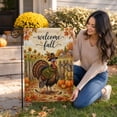 thumbnail image 7 of Thanksgiving Garden Flag, Fall Yard Decorative Banner for Lawn Patio Porch Garden Outdoor Home Seasonal Harvest Decor and Autumn Holiday Display, 7 of 7