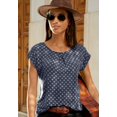thumbnail image 3 of LASCANA Women's Boho Print Top Pintuck Detail, 3 of 6