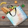 thumbnail image 6 of Single Shoulder Bag Convenience Bag 19.6×15.7×5.9in Light And Weight-Free Main Pocket Large Portable And Single Shoulder Back Lightgrey Tie-Dye Background Vibrant Colors And Swirling (3), 6 of 7