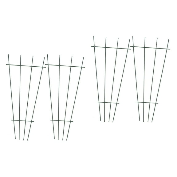 unbranded 4 Pcs  Plant Trellis Vine Metal Support Outdoor Plants Climbing Holder Rack for Yard