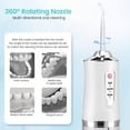 thumbnail image 4 of 4 In 1 Water Flosser For Teeth, Cordless Water Flossers Oral Irrigator With DIY Mode 4 Jet Tips, Tooth Flosser, Portable And Rechargeable For Home Travel, For Men And Women Daily Teeth Care, Ideal For, 4 of 5