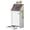 Pure White, variant on Tilt Out Trash Can Cabinet 10 Gallon Hidden Trash Garbage Can Cabinet with Drawer,Pet Proof Hidden Garbage for Kitchen,Laundry Bathroom (White, Single Door)