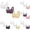 Z, variant on LOVZFMLL 3 Pack Plus Size Bras for Women Solid Color Comfort Soft Push Up Bra No Underwire Full Coverage Front Closure Everyday Bralettes Z 3XL