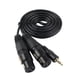 thumbnail image 2 of Cable de sonido de 1,5 M / 5 Pies Cable XLR Enchufe de 3,5 Mm, 2 of 9