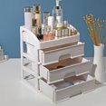 thumbnail image 3 of Organizador de maquillaje Acrílico Almacenamiento de cosméticos Cajones a prueba de polvo y exhibición de joyas Leyfeng Caja de almacenamiento de cosméticos, 3 of 7