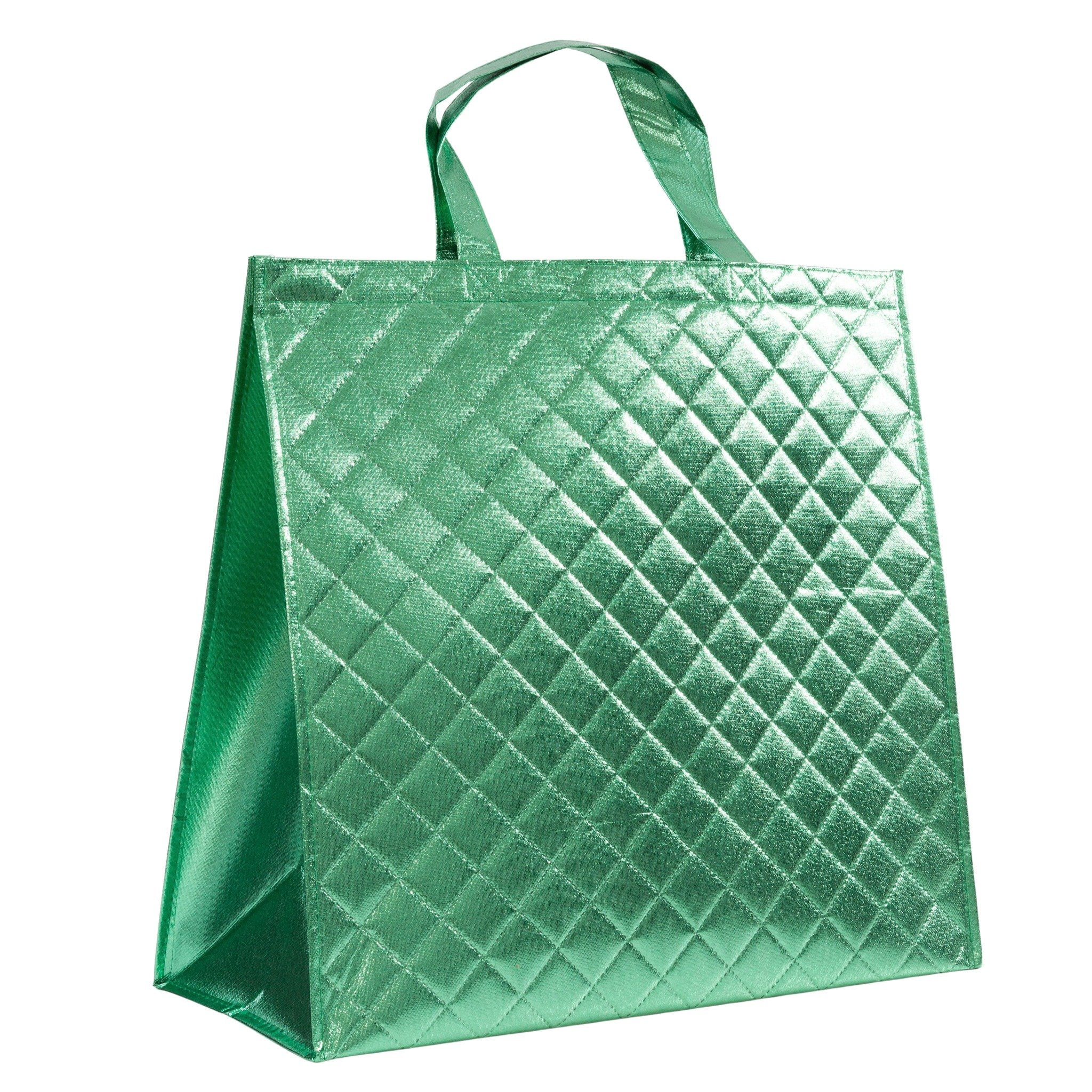 Reusable Grocery Bag, Quilted Shopping Bag for Groceries, MultipurposeTote Bag with Handles, Reusable Tote Bag