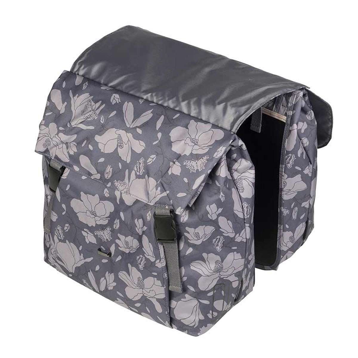 basil magnolia double pannier bag