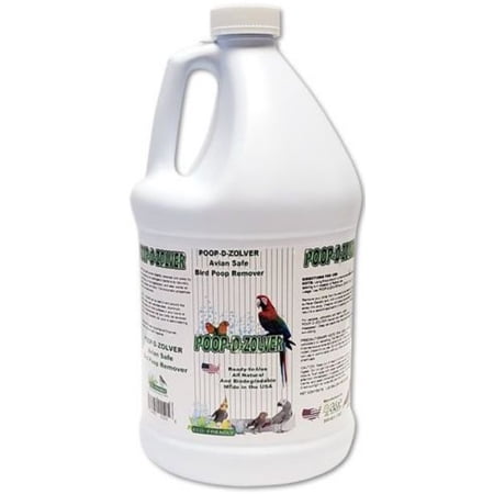 AE Cage Company Poop D Zolver Bird Poop Remover Lime Coconut Scent 1 gallon