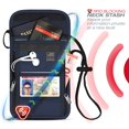 thumbnail image 3 of Cartera de Cuello Lewis N. Clark con Bloqueo RFID en Color Azul Marino, 3 of 9