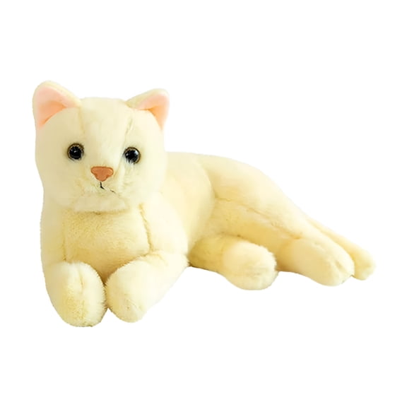 BESTSKY 2026 New Cute Solid Color Cat Plush Toy Doll Children'S Birthday Gift for 2 3 4 Years Old Toddlers Girls Boys Christmas Birthday Gifts