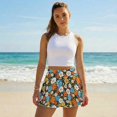 thumbnail image 3 of KUIFORTI White Daisy Pleated Skirts for Women Athletic Inner Shorts 2 Pockets Stretchy Lightweight Shorts Workout Golf Skort Hard Wearing for Athletic Skorts Sports Running Pickleball, 3 of 7
