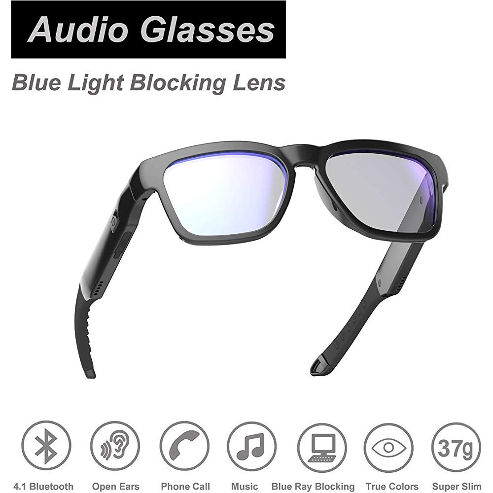 OhO sunshine Waterproof Audio Sunglasses, Over Ear Bluetooth Headset