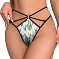thumbnail image 2 of Cactuses Open Type Women's Panties Crotch Opening G-strings Thongs Lingeries Underwear, 2 of 7