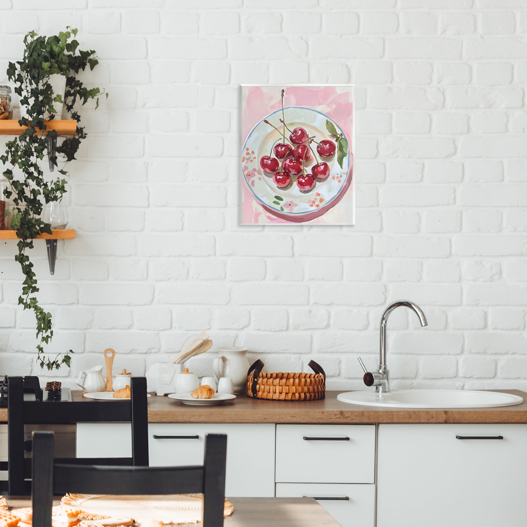 Stupell Industries Plate of Summer Cherries Wall Plaque Art, design by The Prints Vibe