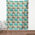 thumbnail image 4 of Floral Sofa Upholstery Fabric by the Yard, Exotic Blossom Bouquets with Palm Leaves Hawaiian Botanical Boho Essence Graphic, Decorative Fabric for DIY and Home Accents, Multicolor by Ambesonne, 4 of 5