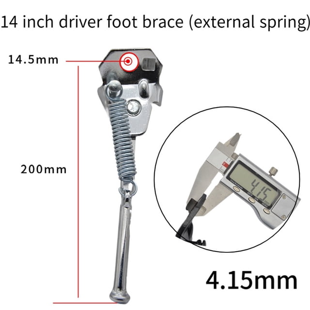 electric Bike Kickstand Non Slip Support Bicycle Leg Kick Stand 12-14inch ebike