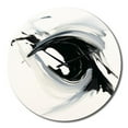 thumbnail image 4 of Designart "Serene Abstract Neutral X" Abstract Shapes Oversized Wall Clock, 4 of 5