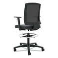 thumbnail image 4 of basyx VL515 Mid-Back Mesh Task Stool with Fixed Arms, Black, 4 of 6