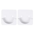 thumbnail image 1 of MasteelfCA 2pcs Shower Curtain Rod Mount Holders Adhesive Shower Rod Tension Retainers, 1 of 9