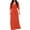 Orange, variant on Efsteb Womens Long Dresses Half Sleeve V Neck Maxi Dresses For Wedding Guest Solid Color Bohemian Long Dress (Blue,S)