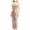 Rose Gold, variant on Women Sequin Dress Solid Color Sparkly Glitter Spaghetti Strap Sleeveless Long Fashion Party Night Out Club Fashion Dresses 2025 Rose Gold L
