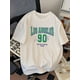 thumbnail image 1 of Summer Casual Loose Fit Short Sleeve Crew Neck Print Cotton Pullovers for Adult, Casual Sporty Tee, Summer Gifts, 1 of 6