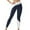 Dark Blue, variant on Womens Leggings Women's Comfortable Color Contrast Yoga Pants Sports Casual Outdoor Running Fitness Pants Pants for Women Black M