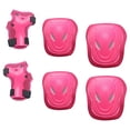 thumbnail image 2 of figatia Hand Elbow Knee Pads Kids Adults Skating Adjustable Outdoor Sports Breathable Lightweight Cycling Guards Gear Set Pink, 2 of 8