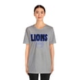 thumbnail image 3 of Unisex Jersey Short Sleeve Tee Lions Football Blue, 3 of 12