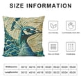 thumbnail image 5 of Whale Pillow Case Sea Theme Throw Pillow Cover  Square Cushion Cover for Home Sofa Couch Bedroom Living Room Decorative  Blue, 5 of 5