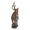 thumbnail image 2 of Butterfly Fairy With Stag Figurine Enchanted Forest Faerie Avalon & Emperor Deer, 2 of 10