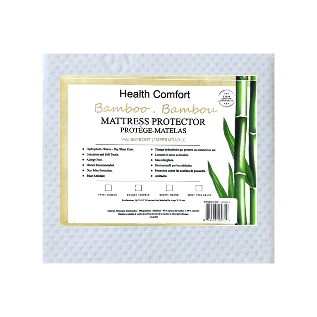 Ultraflex Health Confort - Protège-Matelas Imperméable en Bambou