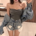thumbnail image 5 of Forzero Strapless Strapless Slim Slim Short Short Vest Top Female One Size, 5 of 5