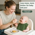thumbnail image 2 of Muslin Baby Drool Bibs 8Pack Soft Square Adjustable Baby Bandana Bibs for Unisex Girls & Boys, 2 of 6