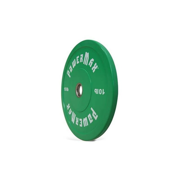 10 lbs. Bumper Plate in Green Set of 2