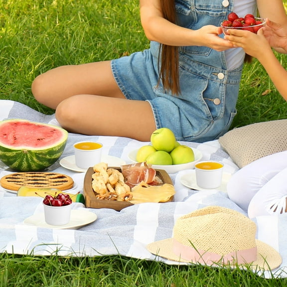 Masteelf 100Pcs Biodegradable Tasting Cups for General Users 2.24X2.24X1.49in