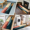 thumbnail image 5 of 2'x6' Rug Runners for Hallways Kitchen, Abstract Boho Non Slip Entryway Beside Floor Carpet Runner, Modernpatchwork Colorful Circle Washable Laundry Room Bedroom Throw Rugs Mat for Family Pet, 5 of 8
