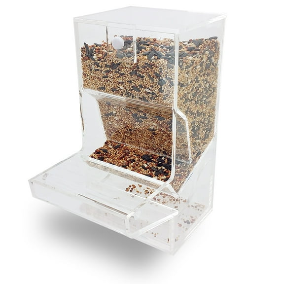 OnDisplay Neat Seed Acrylic Bird Feeder/Hopper