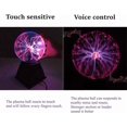 thumbnail image 4 of Plasma Ball Light, 5 Inch Touch Sensitive Sensitive Ball Ion Sphere Lamp Red Light Novelty Night Lights, 4 of 5