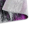 thumbnail image 5 of Flash Furniture Rylan Rectangular Contemporary Grey, Purple Area Rug, 2' x 3', 5 of 5