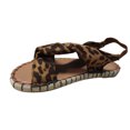 thumbnail image 2 of Sandalias transpirables de alpargata romana con estampado de leopardo y paja de suela gruesa informal para mujer Wmkox8yii  nm2800, 2 of 3