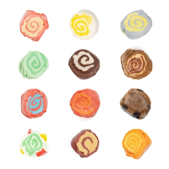 Taffy Shop Drink Favorites, Salt Water Taffy – Assorted Gourmet Candy Variety Pack, Bulk Sweet Snack, Fresh & Gluten-Free, 65 Individually Wrapped Pieces (32oz)