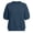 B4-Navy, variant on Womens Oversized Half Sleeve Sweatshirt Crewneck Puff Sleeve Top Basic Solid Loose Fit (White,L)
