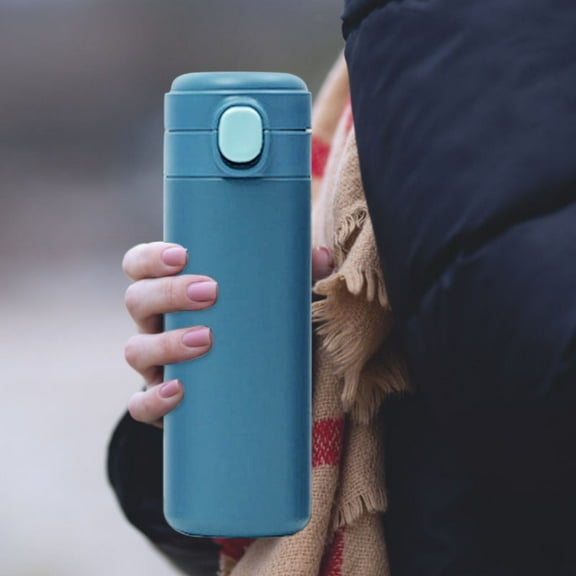 15 Oz Insulated Water Bottle Leak Proof Metal Sports Water Bottle To Keep Drinks Hot Or Cold For Outdoor Sports Camping/ Thermos Cup 420Ml A