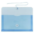 thumbnail image 4 of JAM Paper No. 10 Plastic Envelopes, 5 1/4 x 10, Blue, Button String, 12/Pack, 4 of 4