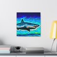 thumbnail image 6 of "White Shark in Fauvism" - Canvas, 6 of 25