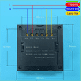 thumbnail image 4 of Tuya Zigbee 3.5 Inch Smart Wall Switch Touch Screen 4 Groups Switch 8-Way Scene Radar Sensor Dimming Switch Smart Home A, 4 of 7