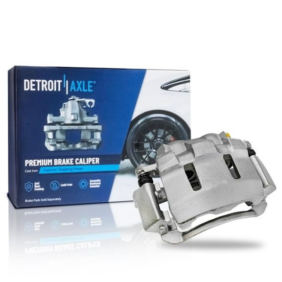 Detroit Axle - Front Brake Caliper for 1999-2004 F-250 F-350 Super Duty, 00-05 Ford Excursion, Right Disc Brake Caliper 1999 2000 2001 2002 2003 2004 2005 Replacement