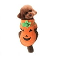 thumbnail image 2 of Dog Cat Halloween Pumpkin Costume Pet Cosplay Outfits Clothes Sweater Coat Halloween Costumes For Dogs Puppy Cats, 2 of 7